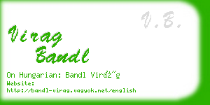 virag bandl business card